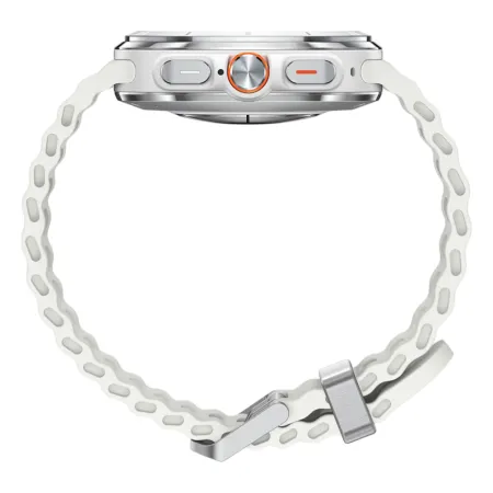 Умные часы Samsung Galaxy Watch Ultra 47мм, ремешок Marine (Titanium White, 2025)