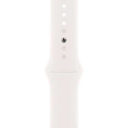 Apple Watch Series 11 42mm Aluminum Rose Gold Case Light Blush Sport Band M/L